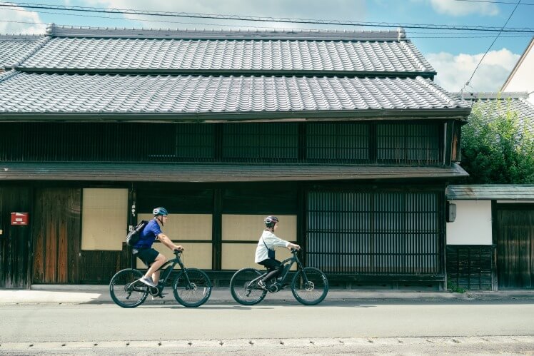 城下の町並み